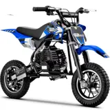 Hoverhearts 50cc dirt bike in blue