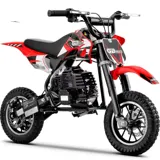 Hoverhearts 50cc dirt bike in red